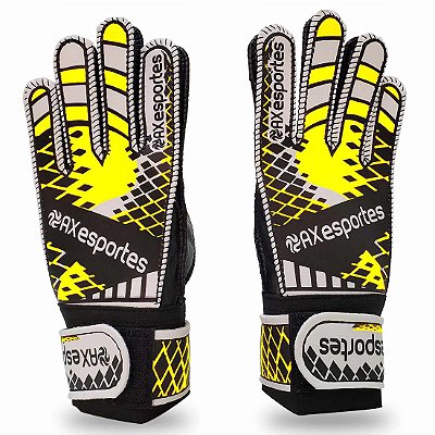 Luva de Goleiro AX Esportes Adulto Amarelo TAM-M