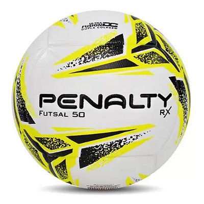 Bola Futsal Penalty RX 50 XXIII - Branca e Amarela