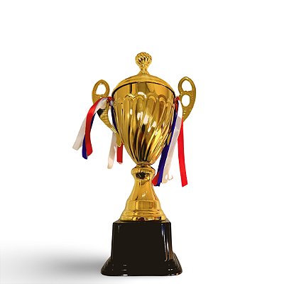 Troféu AX Esportes Metal 2º Colocado 50cm - YWA 464 - EXCLUSIVIDADE