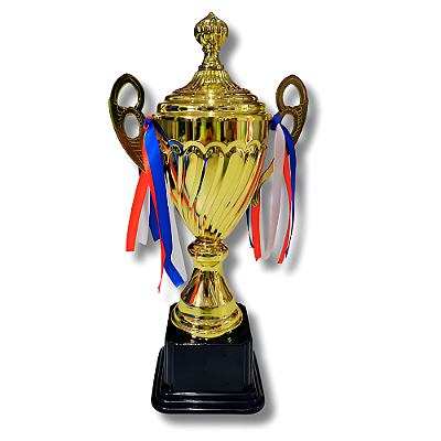 Taça AX Esportes Metal 3º Colocado 44cm - YWA 463 - EXCLUSIVIDADE
