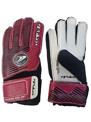 Luva de Goleiro Campo Poker Training Neo Infantil TAM. 7 Junior - Rosa-Preto 01093 - 7