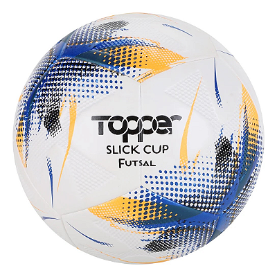 Bola Futebol SALÃO Topper SLICK CUP - Material PU e Camera de Butil