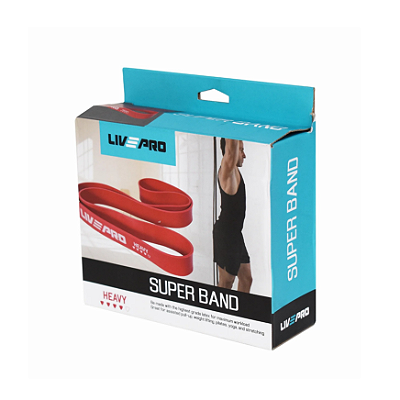 Super Band 4.5 Forte LARGE VERMELHO 2080 4.5 45mm - LIVEPRO Forte