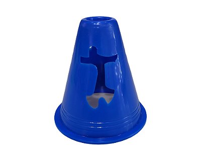 Cone 8cm Mini Flexivel AX Para Skate e Patins Azul  676 - Exclusividade