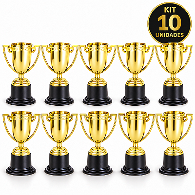 Troféu Mini Taça AX Esportes 10cm - FA 486 - PACK COM 10
