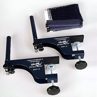 Suporte Tênis de Mesa com Rede Double Fish PRO Mod. Rosca 725 - DF-2001E