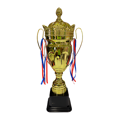 Taça Troféu King Dourada Pequena 55cm AX - 852