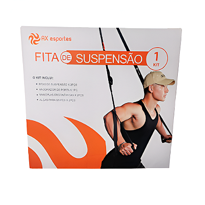 Fita Suspensão Kit Com 7 Fitas TRX AX Esportes - 889