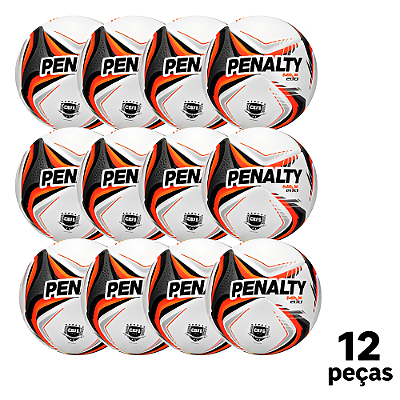 Bola Futsal Penalty MAX 200 Termotec UF XXIV - BC-AZ-VM - PACK COM 12 PEÇAS