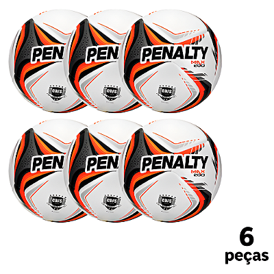 Bola Futsal Penalty MAX 200 Termotec UF XXIV - BC-AZ-VM - PACK COM 6 PEÇAS