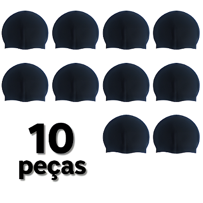 Touca Natação AX Silicone Adulto Macia PROMO 862 - PACK COM 10