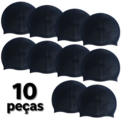 Touca Natação AX Silicone Adulto Massageadora PROMO 863 - PACK COM 10