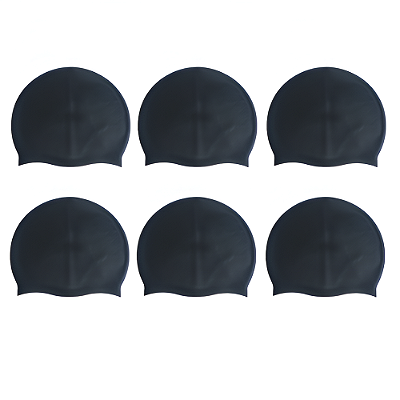 Touca Natação AX Silicone Adulto Massageadora PROMO 863 - PACK COM 6
