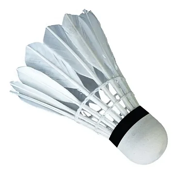 Peteca Badminton Com 12 Pçs Convoy Pena de Ganso - 37208