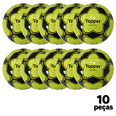 Bola Futebol CAMPO Topper Oficial 22 Com Costura PROMO - PACK COM 10