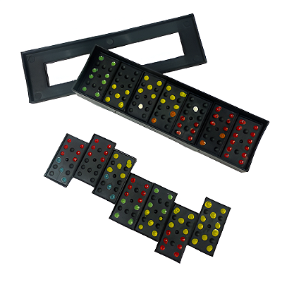 Dominó Plastico Colorido AX Esportes