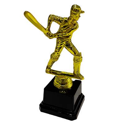 Trofeu de Baseball 1º Lugar 18cm Base Quadrada AX - 249