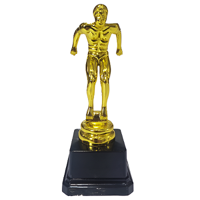 Troféu de Natação 2º Lugar 17cm Base Quadrada AX - 841