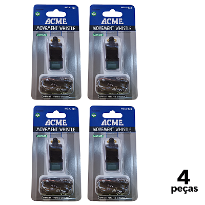 Apito com Cordão ACME AX Oficial A525 - 748 - PACK COM 4
