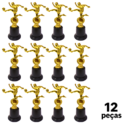Troféu de ARTILHEIRO 17cm BASE REDONDA AX - YWA 473 / 253 - PACK COM 12