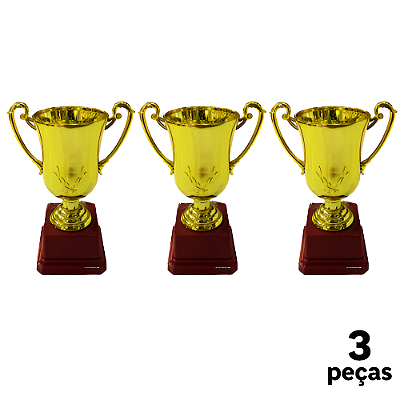 Taça AX Esportes YWA 510 PP TAM 15cm - PACK COM 3