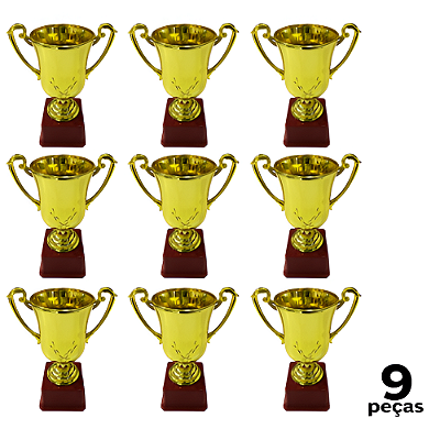 Taça AX Esportes YWA 507 G TAM 23cm - PACK COM 9