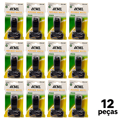 Apito Longo 3D com Cordão 115DB ACM A-527 AX - 747 - PACK COM 12