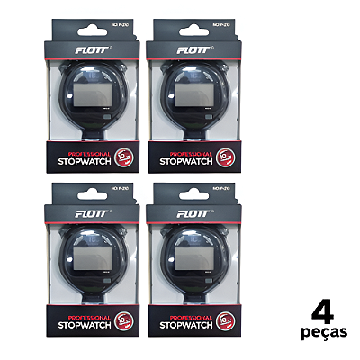 Cronômetro AX Preto 10 Voltas FTT F-210 - 755 - PACK COM 4