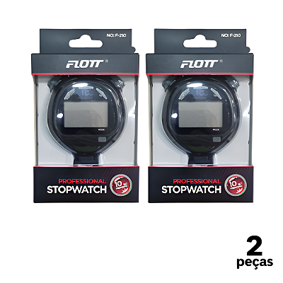 Cronômetro AX Preto 10 Voltas FTT F-210 - 755 - PACK COM 2