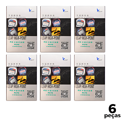 Cronômetro AX Digital Profissional com 30 Voltas - YW270 - PACK COM 6