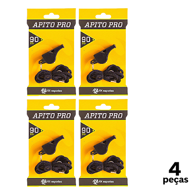 Apito Profissional AX Esportes Potente com 90 Db PROMO - FA 498  - PACK COM 4