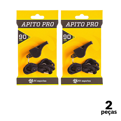 Apito Profissional AX Esportes Potente com 90 Db PROMO - FA 498  - PACK COM 2
