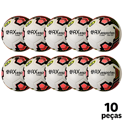 Bola Futsal AX Maxi 200 Of. PLUS Matrizada PU STAR  Miolo Substituivel - PACK COM 10