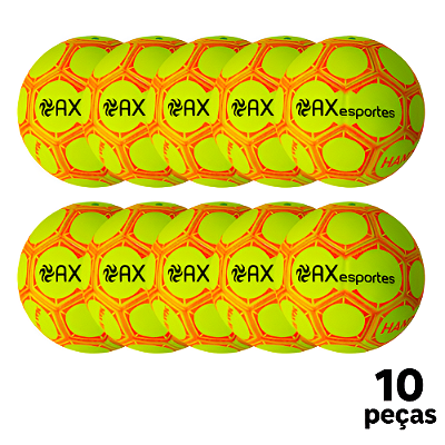 Bola Handebol H1L STAR Oficial Mirim AX PU Ultra Grip  Miolo Substituivel- AM/LJ - PACK COM 10