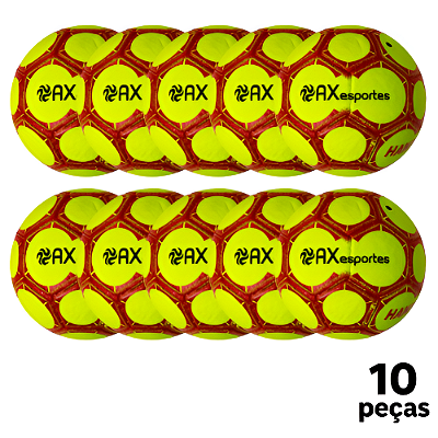 Bola Handebol H3L STAR Oficial Masculina AX PU Ultra Grip Miolo Substituivel  AM/VM - PACK COM 10