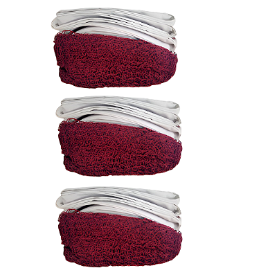 Rede de Badminton AX c/ Bolsa e Cabo de aço PROMO- 741 - PACK COM 3