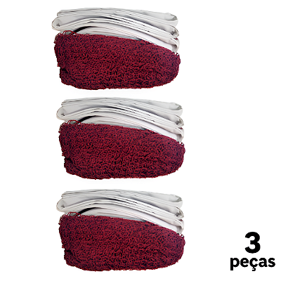Rede de Badminton AX c/ Bolsa e Cabo de aço - 741 - PACK COM 3