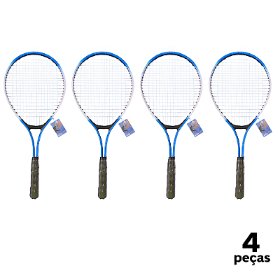 Raquete Tênis Campo AD/JUV 1 Raquetes Ferro AX CY com Bolsa (Unid.)  T27 - 27689 - PACK COM 4