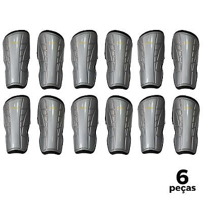 Caneleira Juvenil Cinza CIMA com Elástico - 798 - PACK COM 6