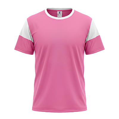 Jogo de Camisa AX Esportes Rosa com Branco - 10+1 Numeradas