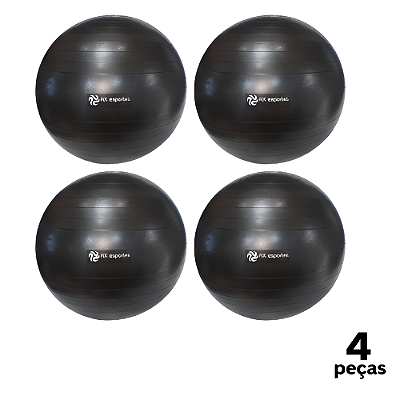 Bola Fitball 65cm Pilates Yoga Com Bomba Resist. 150KG AX  - 872 - PACK COM 4
