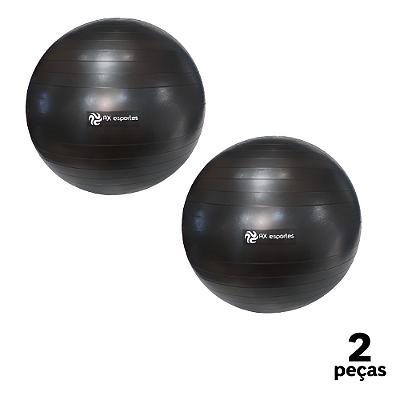 Bola Fitball 65cm Pilates Yoga Com Bomba Resist. 150KG AX  - 872 - PACK COM 2