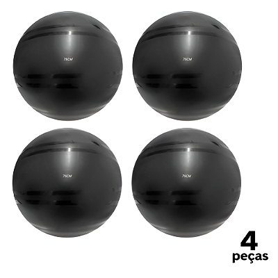 Bola Fitball 75cm Com Bomba AX PROMO - 478 - PACK COM 4