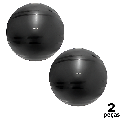 Bola Fitball 75cm Com Bomba AX PROMO - 478 - PACK COM 2