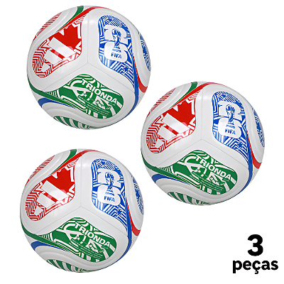 Bola Adidas CAMPO CLUB  Replica Trionda  FIFA  2026 PROMO - JD8028 - PACK COM 3