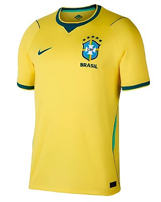 Camisa Nike CBF Oficial Brasil 2026 Amarela - LANÇAMENTO