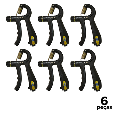 Handgrip Preto Regulável Com Contador AX 610 - PACK COM 6