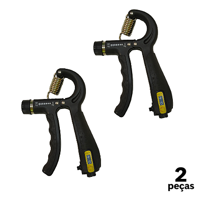 Handgrip Preto Regulável Com Contador AX 610 - PACK COM 2