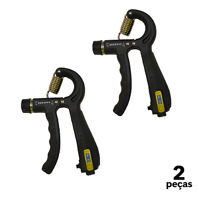 Handgrip Preto Regulável Com Contador AX 610 - PACK COM 2