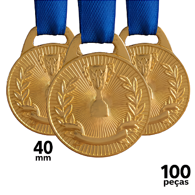 Medalha Honra ao Mérito Ouro AX 40mm-FA 430 / 469 - PACK COM 100